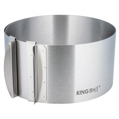 Adjustable cake ring, steel, Ø16-30x8,5cm Kinghoff