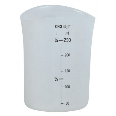 Flexible silicone measuring cup, 250ml Kinghoff