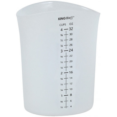 Flexible silicone measuring cup, 1l Kinghoff