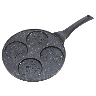 Frying pan for pancakes, aluminum, marble black KINGHoff
