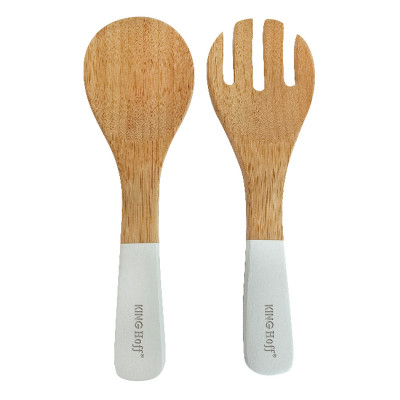 Set of kitchen cooking utensils, 2 pieces, bamboo KINGHoff