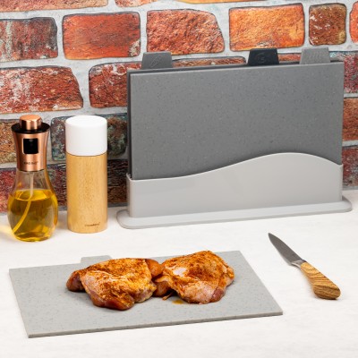 Set of 4 cutting boards with stand KINGHoff