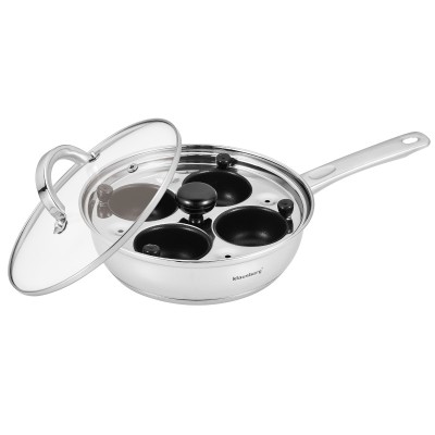 Egg Pan with Egg Insert, with Glass Lid, ø20cm Klausberg