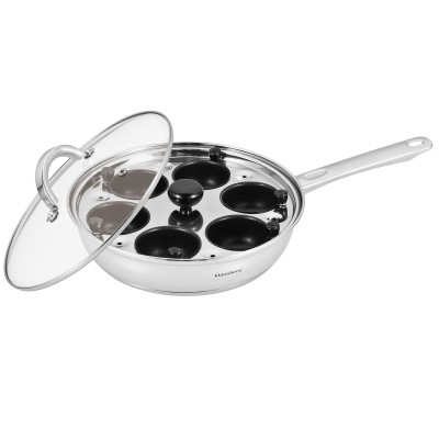 Egg Pan with Egg Insert, with Glass Lid, ø24cm Klausberg