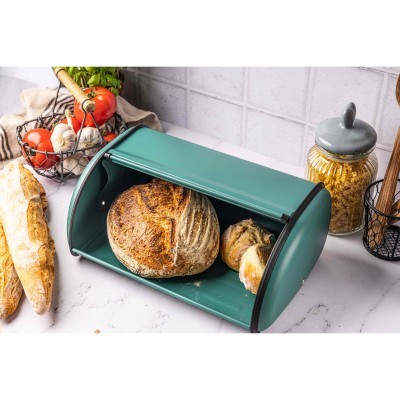 Bread box, steel, green KINGHoff
