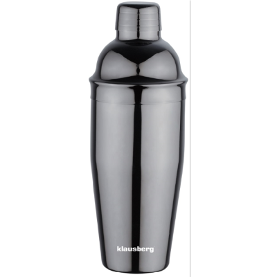 Cocktail Shaker, Graphite-Color, Made of Stainless Steel Klausberg