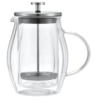 Piston coffee/tea brewer, glass, 0.60L Klausberg