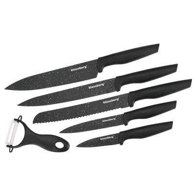 Noże kuchenne, zestaw 6 elementów, Klausberg