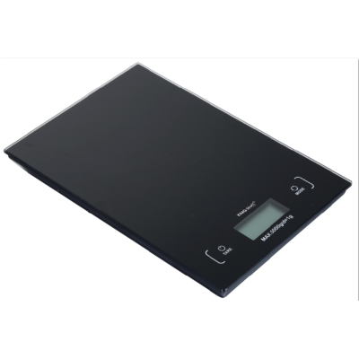 Kitchen scale, black, 5kg KINGHoff