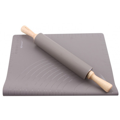 Baking sheet and rolling pin, silicone Kassel
