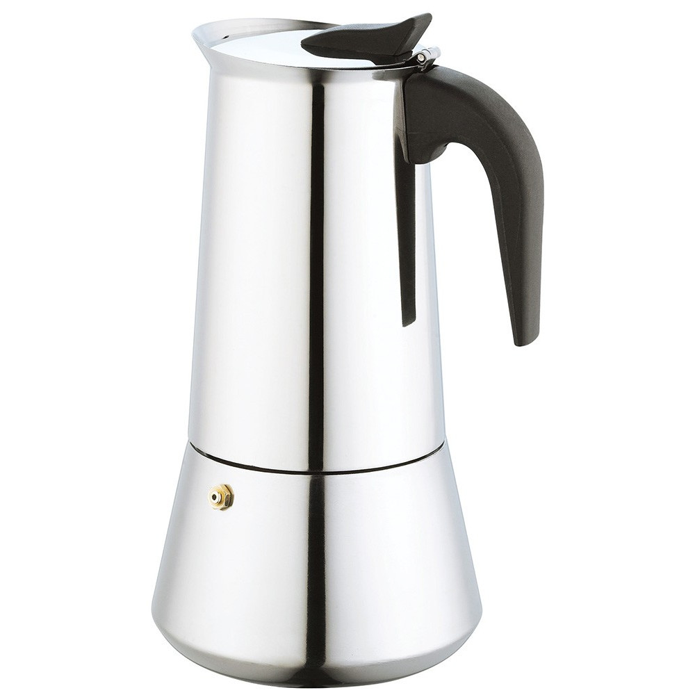 Espresso coffee maker, steel, 12 cups Kinghoff