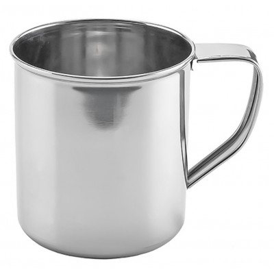 Cup with handle, stainless steel, 10cm Kinghoff