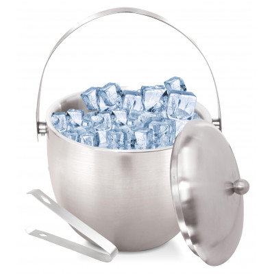 Double wall ice bucket, steel 1,75l Kinghoff