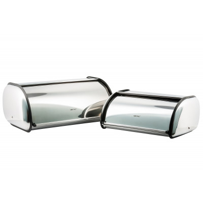 Bread boxes, steel, 2 pieces - small and large Kinghoff