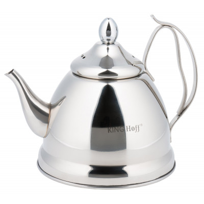 Teapot with strainer, steel, 1l KINGHoff