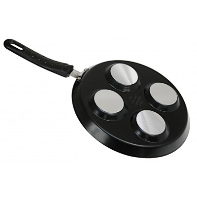 Frying pan for pancakes, aluminum, black, Ø24cm  Kinghoff